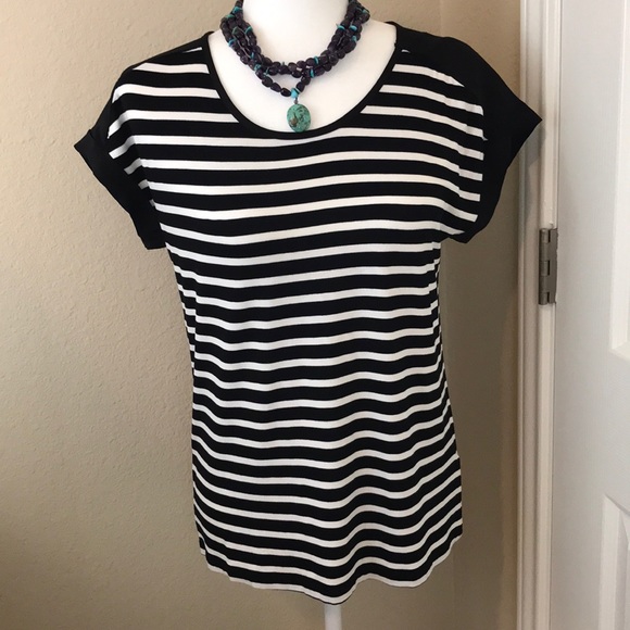 Christian Siriano Runway Style Striped Top - Picture 4 of 8